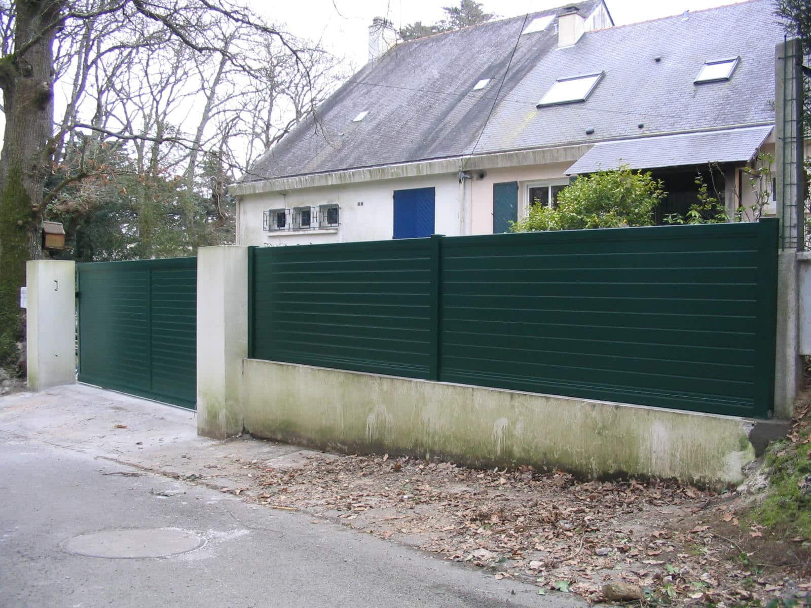 clôture pleine