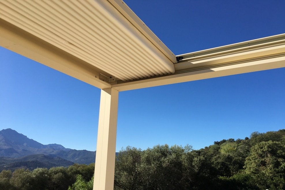 pergola à toile rétractable