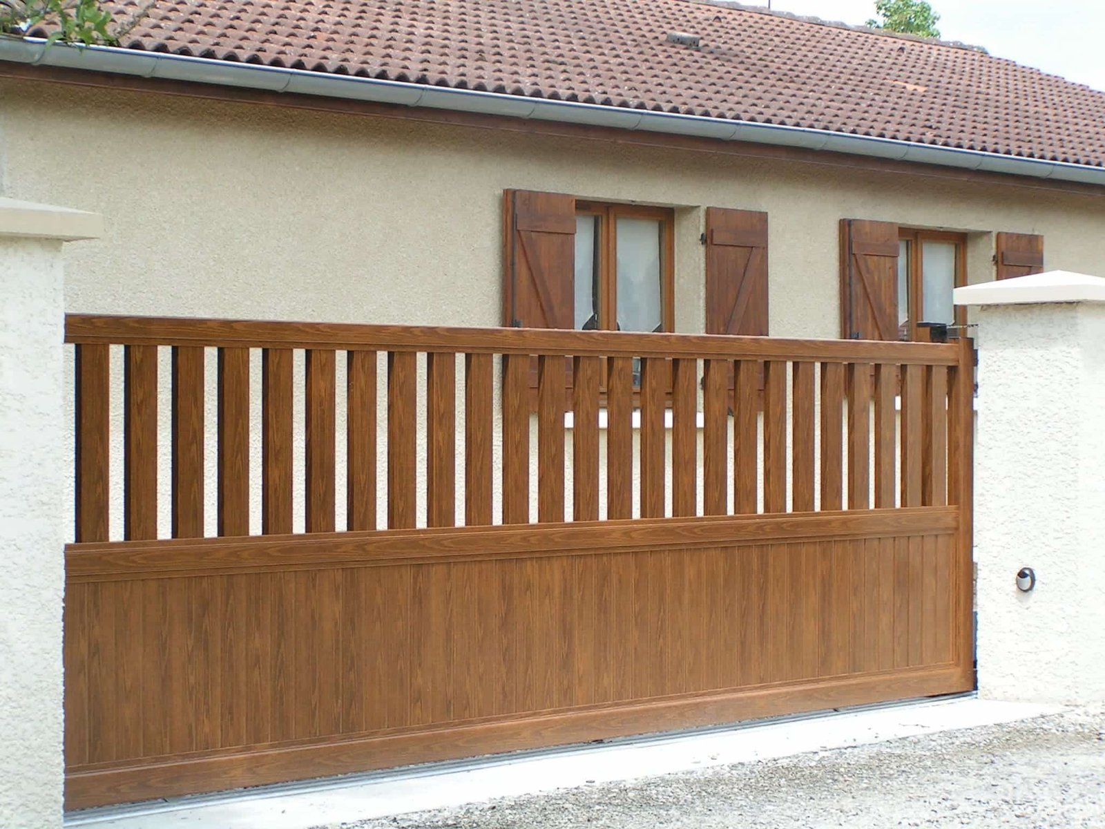 portail semi plein